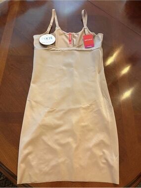 Spanx 10178R Open Bust Slip Dress in Foundation Medium NWT